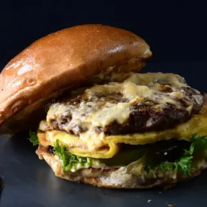 Burger Gà Giòn Cay