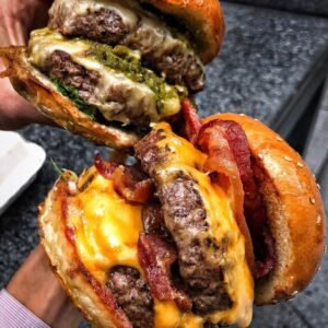 Burger Bò Phô Mai